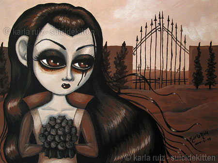 Sepia Cemetery Dream